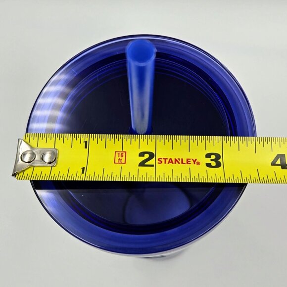 Starbucks Christmas Holiday 2023 Blue Swirl Venti Cold Cup Tumbler 24oz Read - Picture 12 of 12